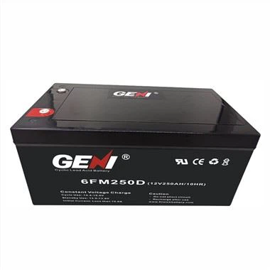 Deep Cycle 12V 250AH versiegelte Bleisäurebatterie