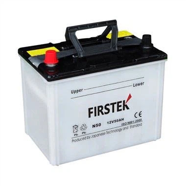 N50 12V 50AH JIS trocken geladene Autobatterie